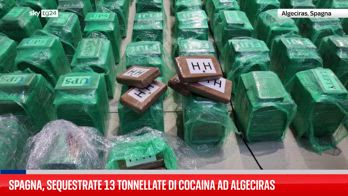 Spagna, seuqestro record di cocaina in un carico di banane