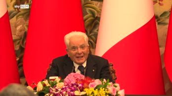 Mattarella e la visita in Cina: il discorso insieme a Xi