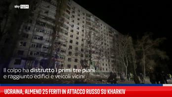 Ucraina, almeno 25 feriti in attacco russo su Kharkiv