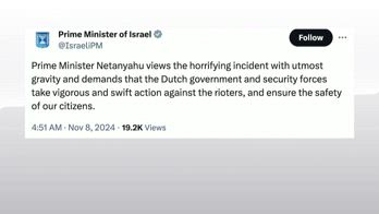 Violenze Amsterdam, Netanyahu: atto premeditato e inaccettabile