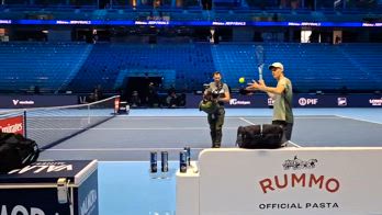 atp finals sinner allenamento pubblico