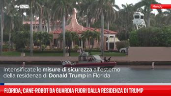 Florida, cane-robot fuori dalla residenza di Trump