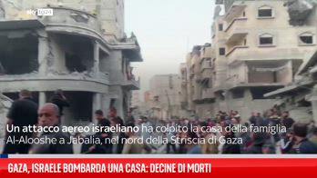 Gaza, morti e feriti in attacco israeliano su a Jabalia