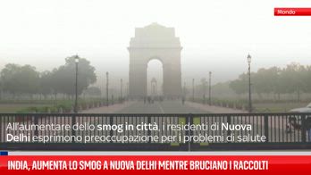 India, bruciano i raccolti e aumenta lo smog a Nuova Delhi