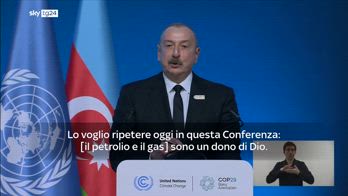 COP29, bufera sul presidente azero: "Petrolio e gas sono doni di Dio"