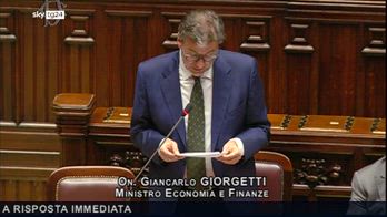 Concordato, Giorgetti: ricavi utilizzati per ridurre Irpef