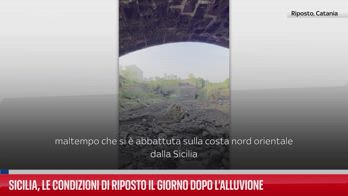 Maltempo a Catania, condizioni di Riposto dopo l'alluvione