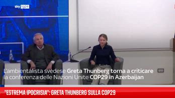 "Estrema ipocrisia": Greta Thunberg sulla COP29