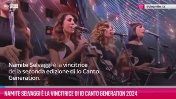 VIDEO Namite Selvaggi vincitrice di Io Canto Generation 202