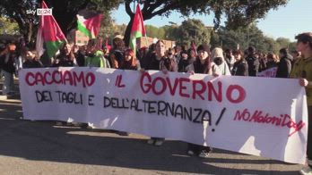 Sciopero scuola, studenti in piazza a Roma