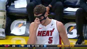 NBA, Butler indossa la maschera come Jovic...ma non gioca