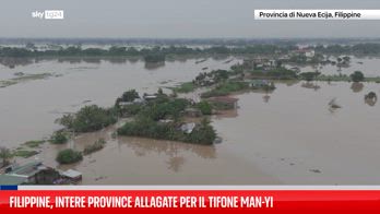 Filippine, intere provincie allagate per il tifone Man-Yi