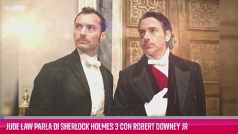 VIDEO Jude Law e Robert Downey Jr su Sherlock Holmes 3