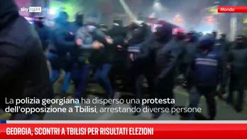 Georgia, scontri a Tbilisi per risultati elezioni