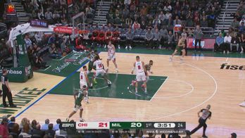 NBA, 41 punti di Giannis Antetokounmpo contro Chicago