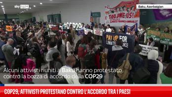 Cambiamento climatico, proteste alla Cop29 a Baku