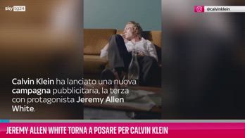 VIDEO Jeremy Allen White torna a posare per Calvin Klein