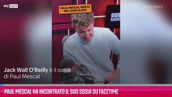 VIDEO Paul Mescal ha incontrato il suo sosia su FaceTime