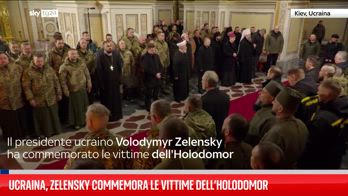 Ucraina, Zelensky commemora le vittime dell’Holodomor