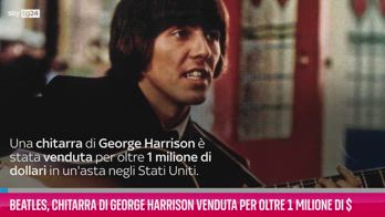 VIDEO Beatles, vendita record per la chitarra di Harrison