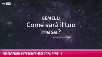 VIDEO Oroscopo del mese di Dicembre 2024, Gemelli