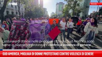 Sud America, migliaia di donne contro violenza di genere