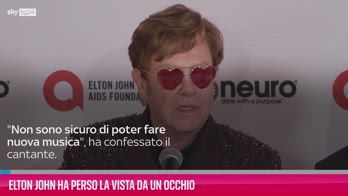 VIDEO Elton John ha perso la vista da un occhio