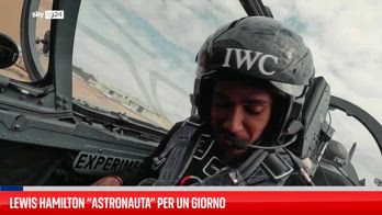 Lewis Hamilton “astronauta” per un giorno