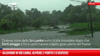 Alluvione in Sri Lanka, almeno 1 morto e 8 dispersi