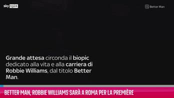 VIDEO Better Man, Robbie Williams a Roma per la première