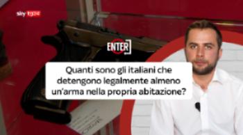 Quanti italiani detengono legalmente almeno un'arma in casa