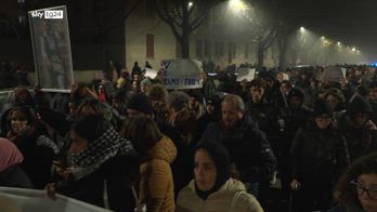 Morte Ramy, la fiaccolata nel quartiere Corvetto