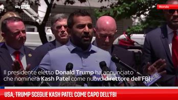 Usa, Trump sceglie fedelissimo Patel come nuovo capo Fbi