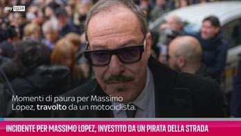 VIDEO Massimo Lopez investito da un pirata della strada