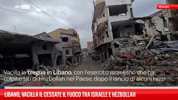 Libano, vacilla cessate il fuoco tra Israele e Hezbollah