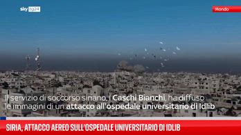 Siria, attacco aereo sull’ospedale universitario di Idlib