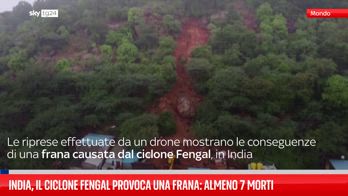 India, il ciclone Fengal provoca una frana: almeno 7 morti