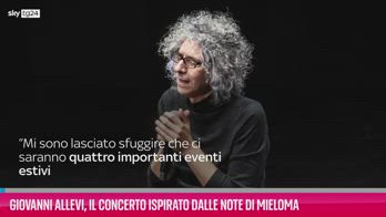 VIDEO Allevi, il concerto ispirato dalle note di Mieloma