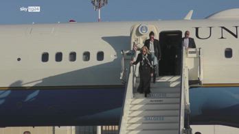 Sicilia, first lady Jill Biden nella base di Sigonella