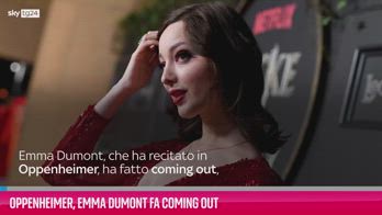 VIDEO Oppenheimer, Emma Dumont fa coming out