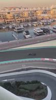 sainz-williams-abu-dhabi-filming-day-f1-2025