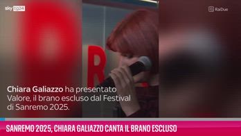 VIDEO Sanremo 2025, Chiara Galiazzo canta il brano escluso