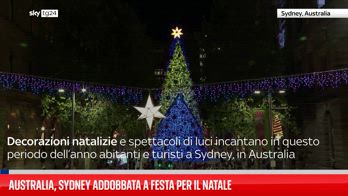 Australia, Sydney si veste di luci per il Natale