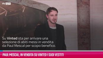 VIDEO Paul Mescal, in vendita su Vinted i suoi vestiti