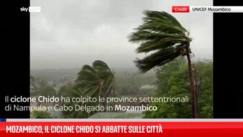 Mozambico, il ciclone Chido si abbatte sulle città