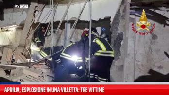 Aprilia, esplosione in una villetta: tre morti