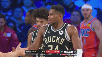 NBA, tripla doppia per Antetokounmpo in finale contro OKC