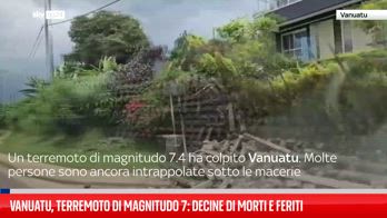 Vanuatu, terremoto di magnitudo 7: decine di morti e feriti