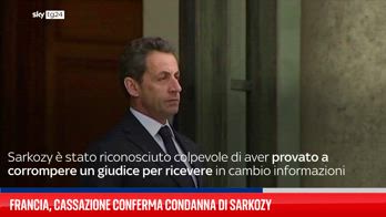 Francia, cassazione conferma condanna di Sarkozy a 3 anni