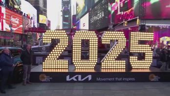 Times Square, arrivano i numeri led per il 2025